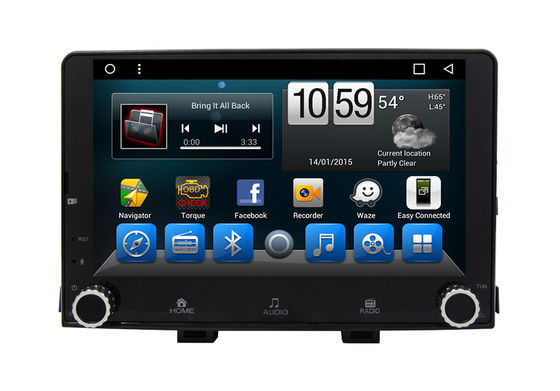 China Octa Core KIA Navigation System , 2 Din Car Dvd Player Android Gps Device Rio 2017 supplier