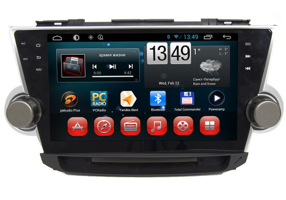 China Android System TOYOTA GPS Navigation With 3G WIFI Bluetooth Camera Input supplier